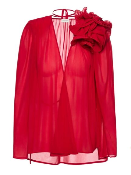 MAGDA BUTRYM BLOUSE WITH FLOWER
