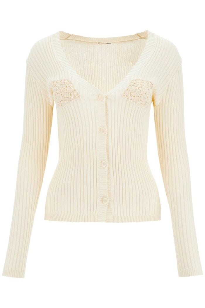 MAGDA BUTRYM Crochet Insert Cardigan With Eight