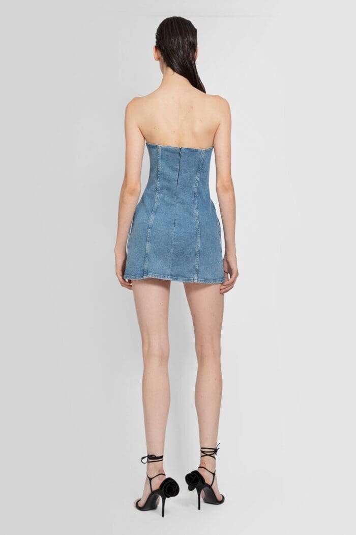 MAGDA BUTRYM Denim Bustier Mini Dress