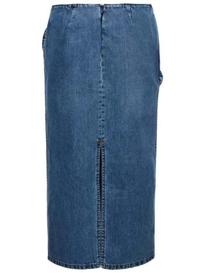 MAGDA BUTRYM DENIM MIDI SKIRT