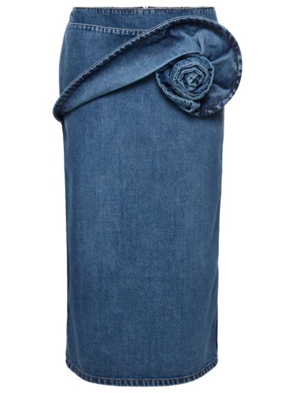 MAGDA BUTRYM DENIM MIDI SKIRT
