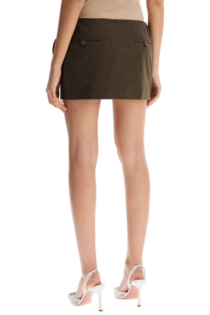 MAGDA BUTRYM Floral Applique Mini Skirt