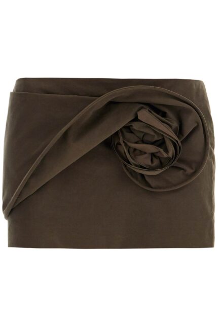 MAGDA BUTRYM Floral Applique Mini Skirt