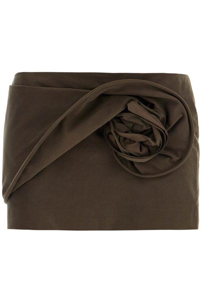 MAGDA BUTRYM Floral Applique Mini Skirt