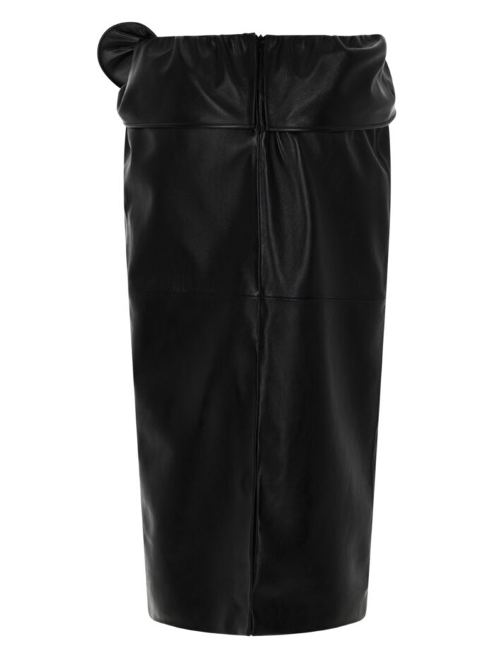 MAGDA BUTRYM GONNA MIDI CON DETTAGLIO FLOREALE