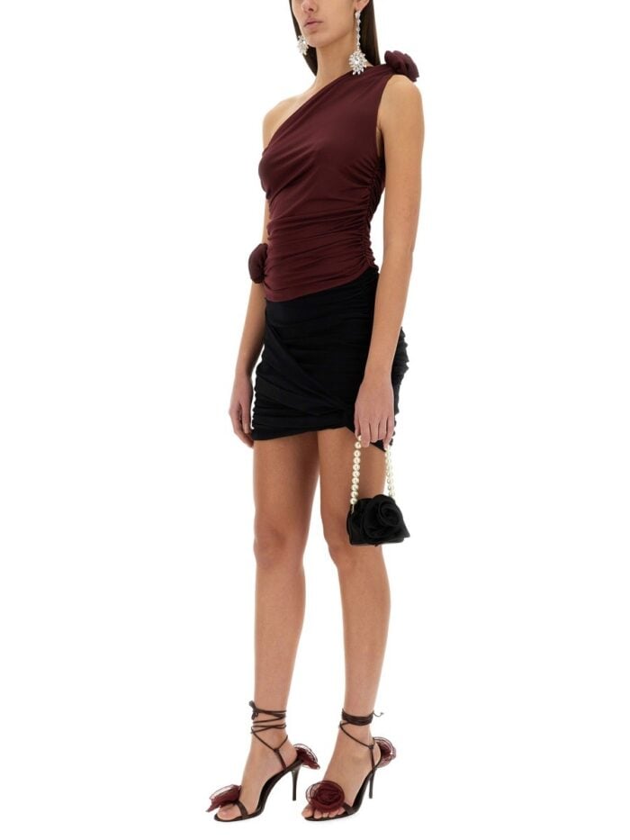 MAGDA BUTRYM MINI DRAPED SKIRT