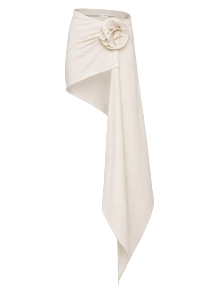 MAGDA BUTRYM MINI SKIRT WITH DRAPE