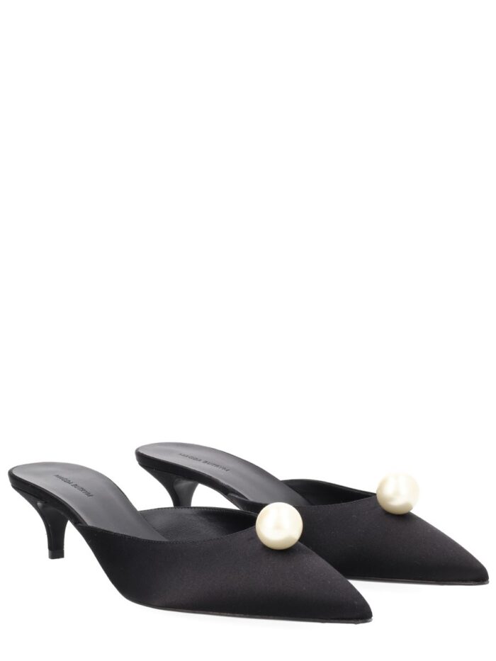 MAGDA BUTRYM MULE IN SETA CON PERLA