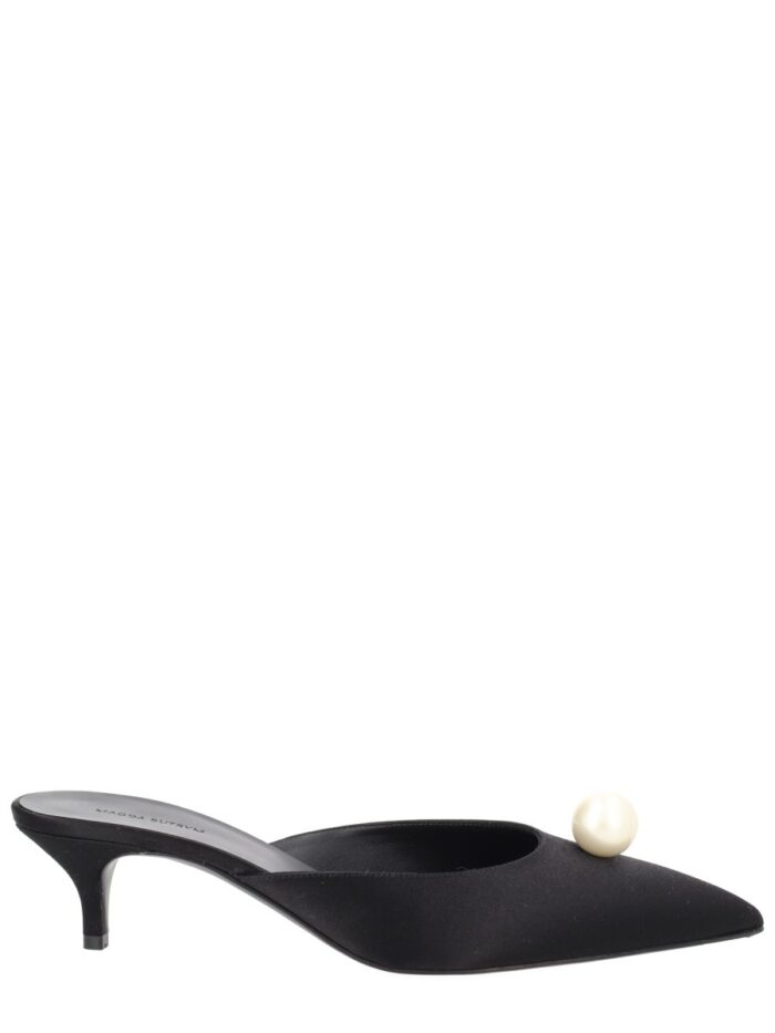 MAGDA BUTRYM MULE IN SETA CON PERLA