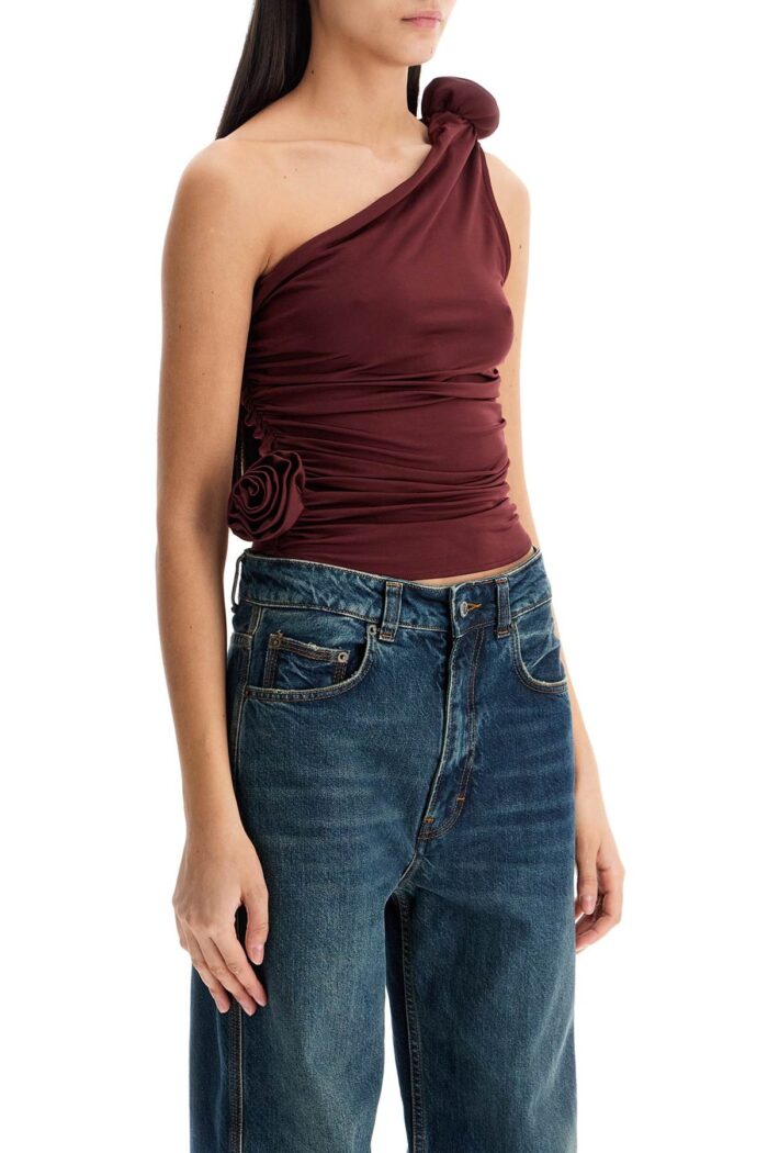 MAGDA BUTRYM One-shoulder Jersey Top