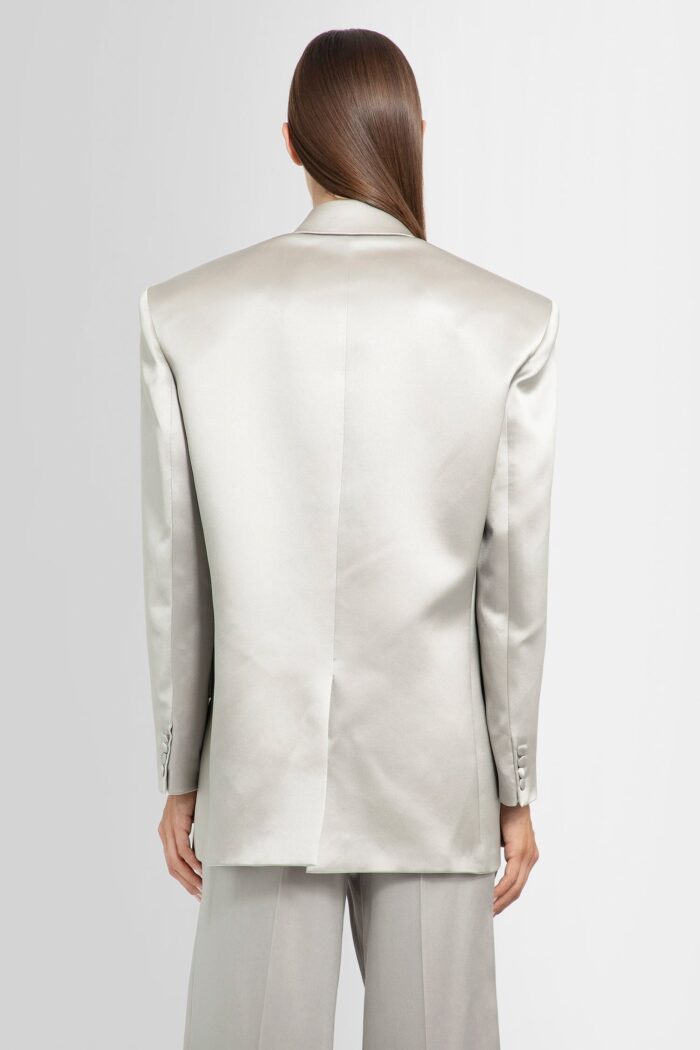 MAGDA BUTRYM Oversized Double Breasted Silk Blazer