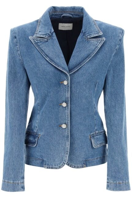 MAGDA BUTRYM Single-breasted Jacket In Denim