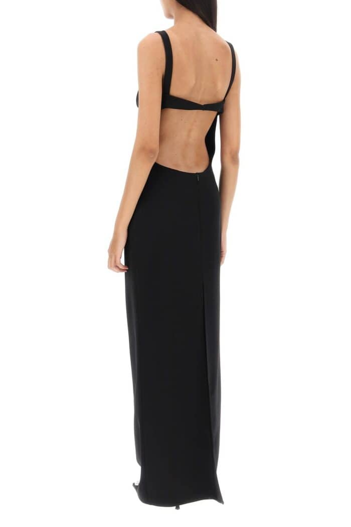 Magda Butrym Sweetheart Bustier Maxi Dress