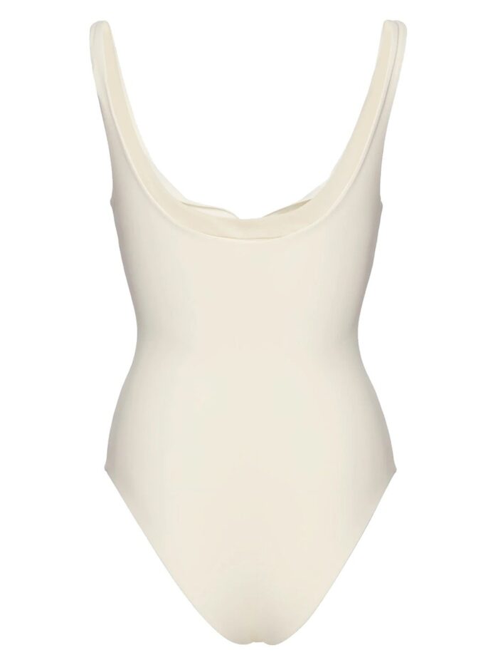 MAGDA BUTRYM SWIMSUIT WITH FLOWER DETAIL