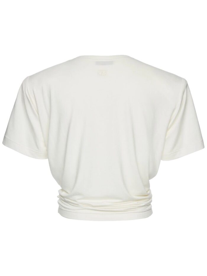 MAGDA BUTRYM T-SHIRT WITH KNOT