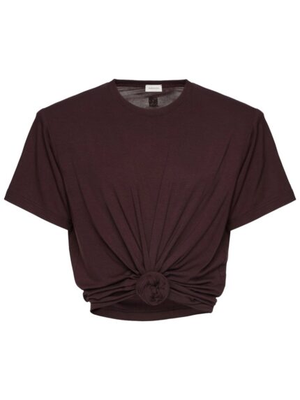 MAGDA BUTRYM T-SHIRT WITH KNOT