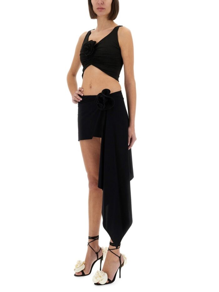 MAGDA BUTRYM TOP WITH FLOWER