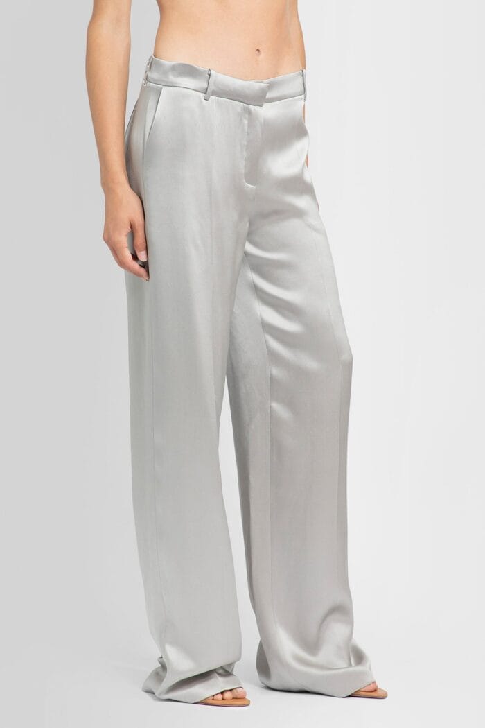 MAGDA BUTRYM Wide Leg Tailored Silk Pants