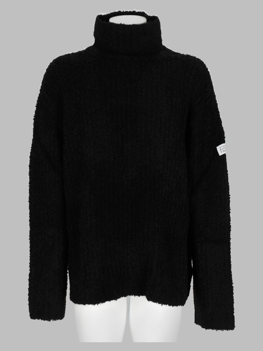 MM6 MAISON MARGIELA Maglia A Collo Alto Con Trama Testurizzata