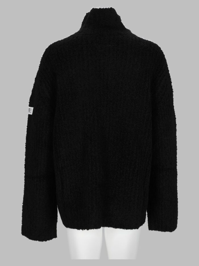 MM6 MAISON MARGIELA Maglia A Collo Alto Con Trama Testurizzata