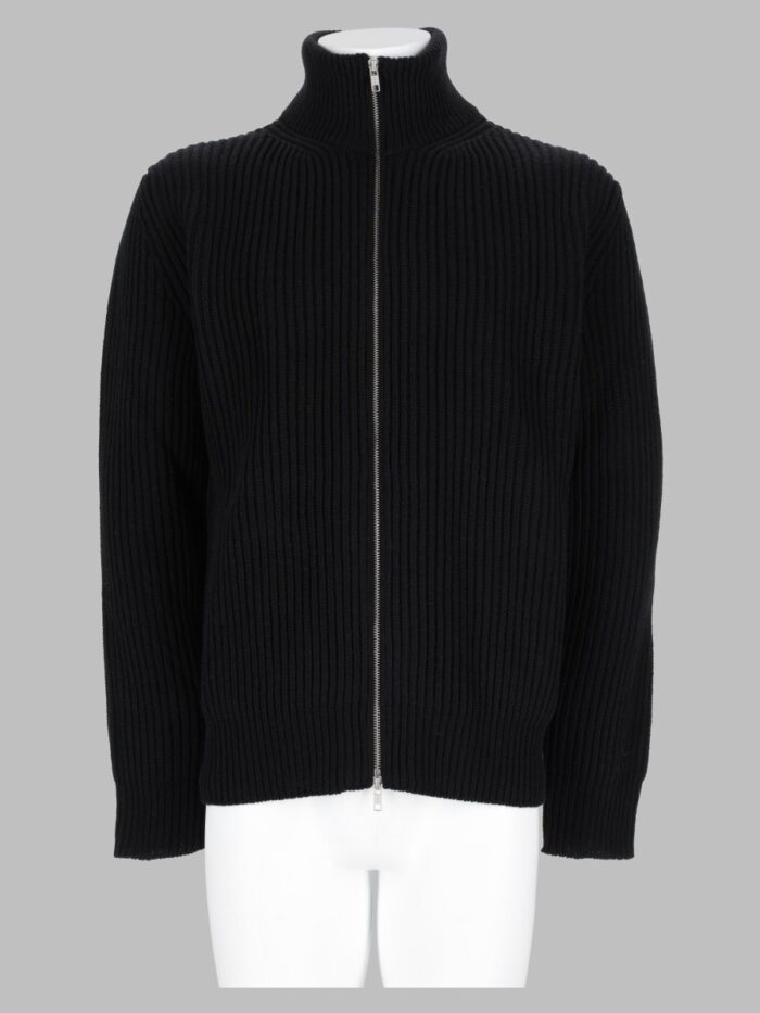 mm6 maison margiela maglia a costine con zip MM6 MAISON MARGIELA Maglia A Costine Con Zip