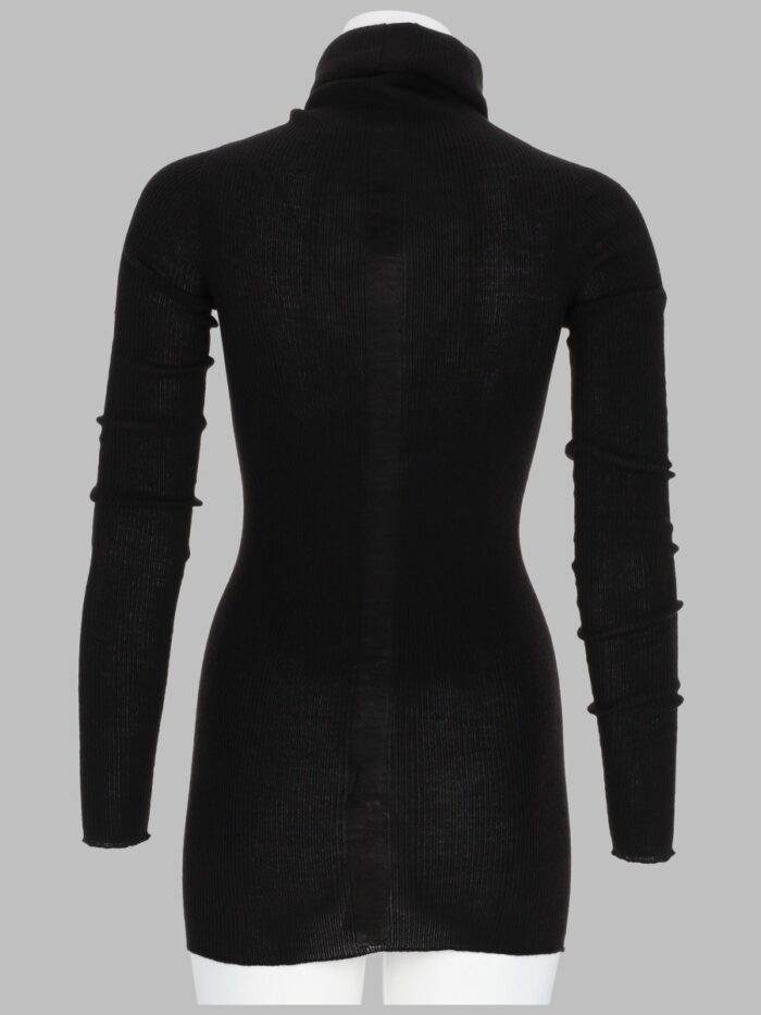 RICK OWENS MAGLIA A TUBINO IN LANA