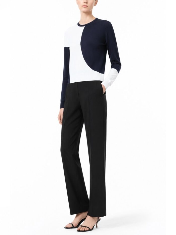 Max Mara MAGLIA ADERENTE IN VISCOSA CRÊPE