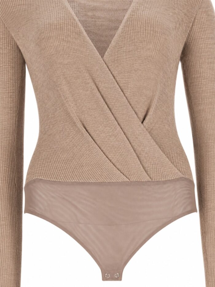 Max Mara Maglia Body In Filato Di Cashmere