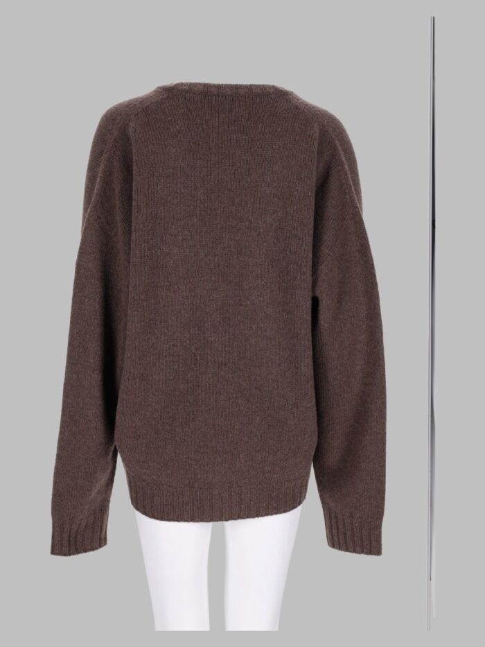 ALYSI Maglia Chunky Con Scollo A "V"