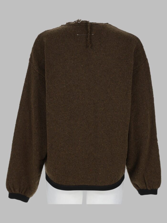 MM6 MAISON MARGIELA Maglia Con Dettagli Sfrangiati