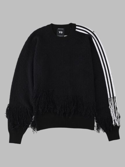 Y - 3 Maglia Con Dettaglio Sfrangiato