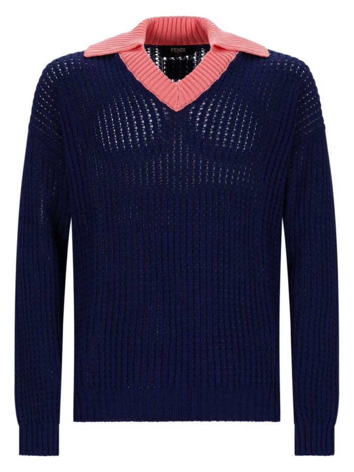 fendi maglia con lavorazione a trecce cablÉ Fendi MAGLIA CON LAVORAZIONE A TRECCE CABLÉ
