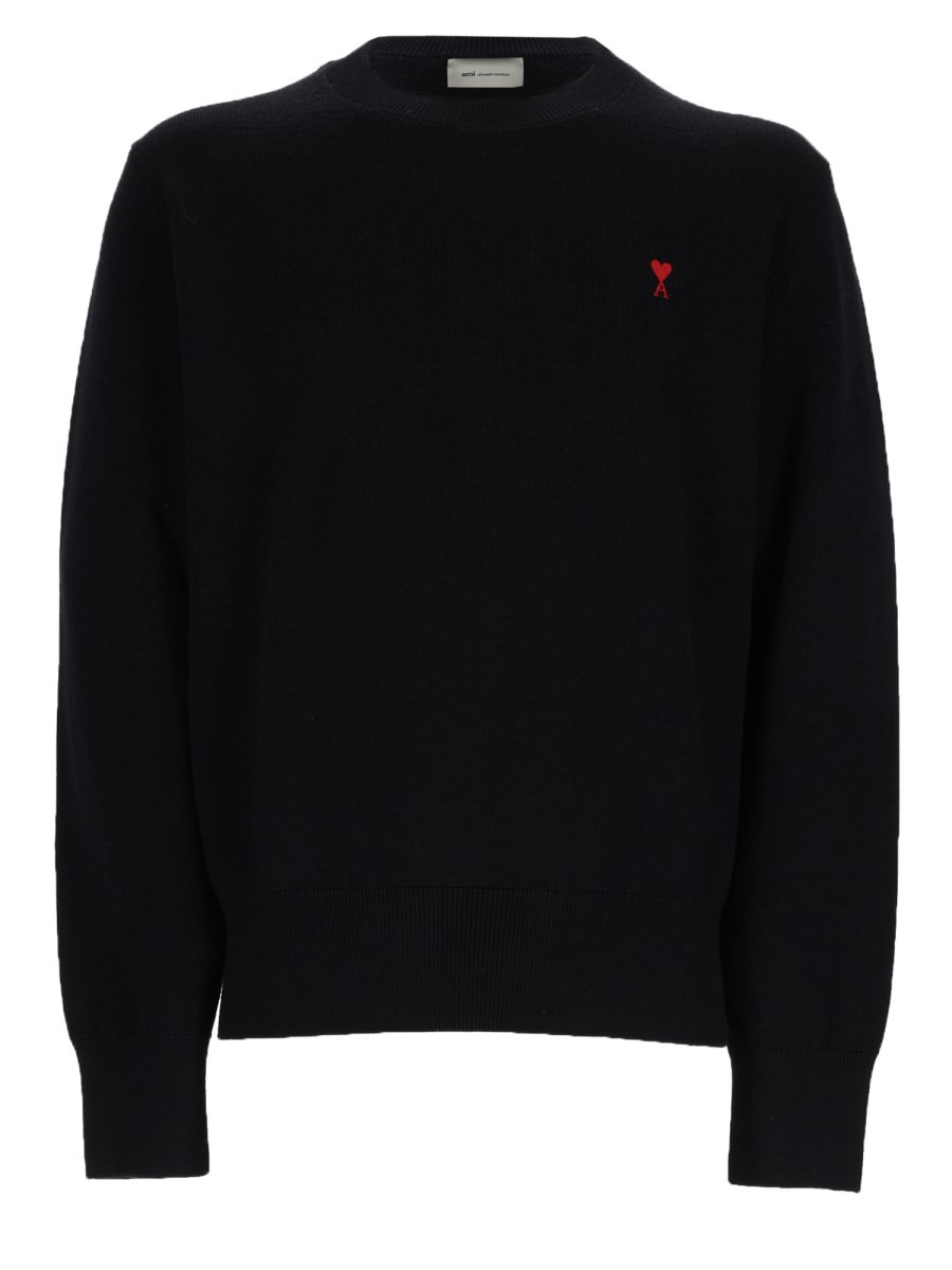 AMI PARIS MAGLIA CON LOGO