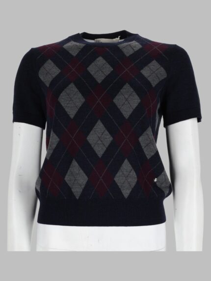 Tory Burch Maglia Con Motivo "Argyle"
