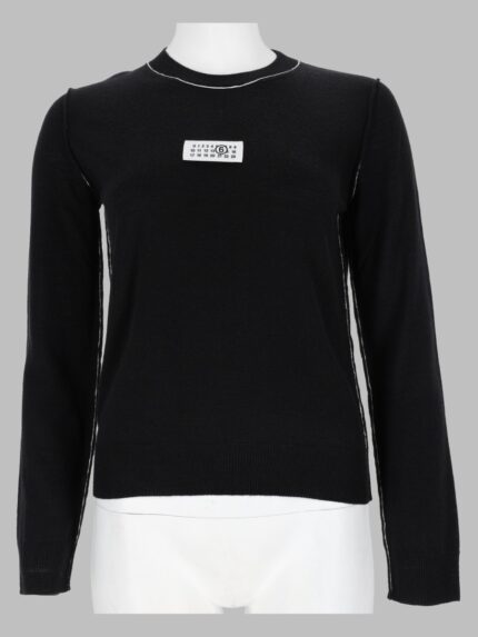 MM6 MAISON MARGIELA Maglia Con Patch Logo