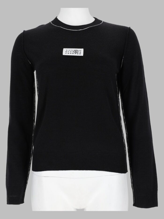 MM6 MAISON MARGIELA Maglia Con Patch Logo