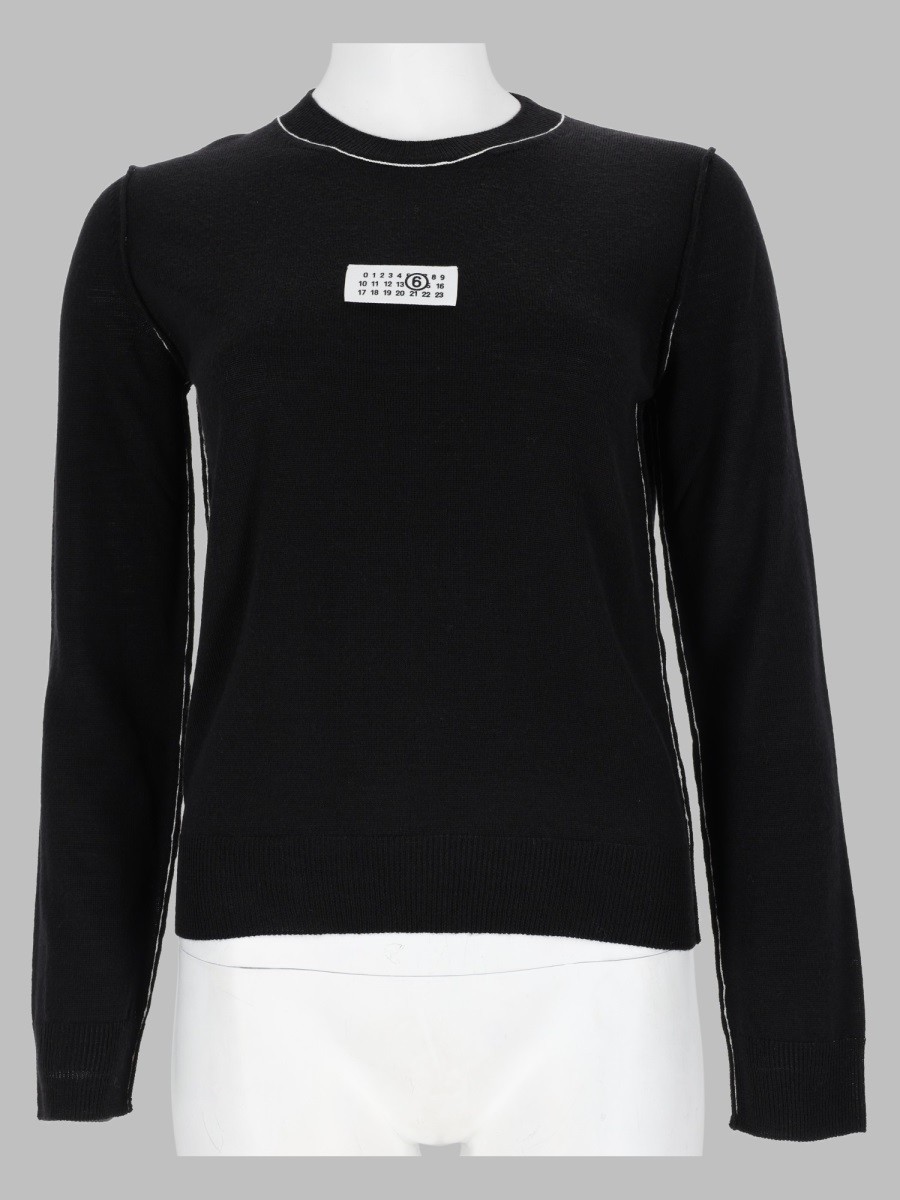 MM6 MAISON MARGIELA Maglia Con Patch Logo