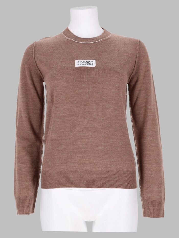 MM6 MAISON MARGIELA Maglia Con Patch Logo