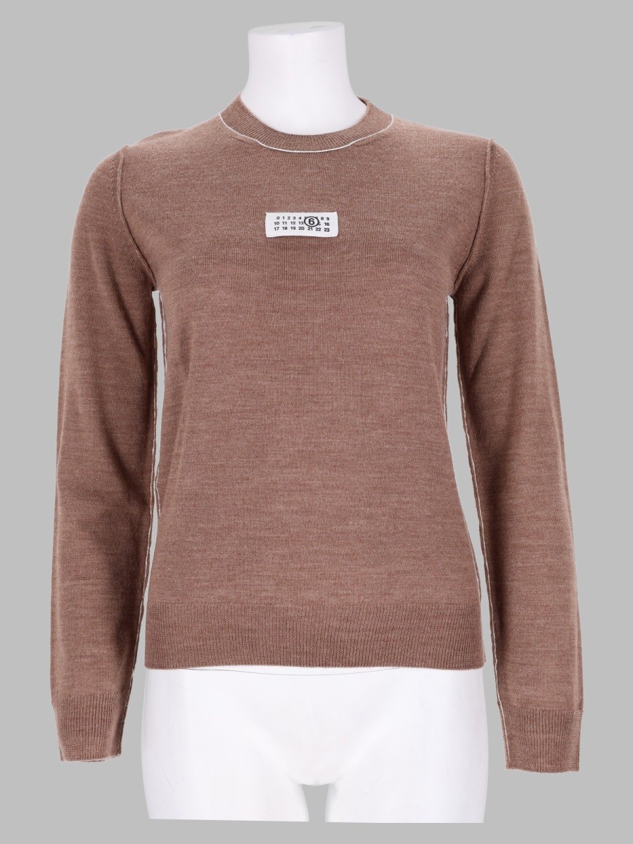 MM6 MAISON MARGIELA Maglia Con Patch Logo