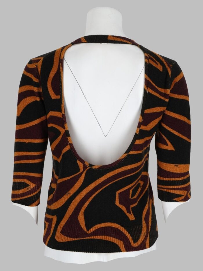 PUCCI Maglia Con Schiena Scoperta