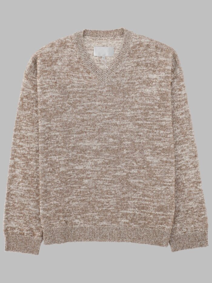 Maison Margiela MAGLIA CON SCOLLO A V