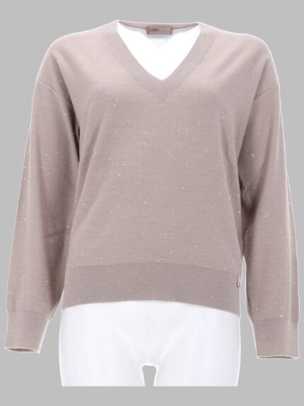 Herno MAGLIA CON SCOLLO A V
