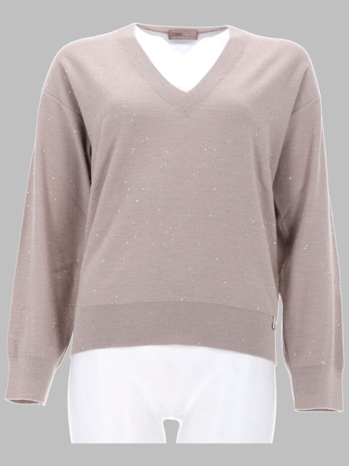 Herno MAGLIA CON SCOLLO A V