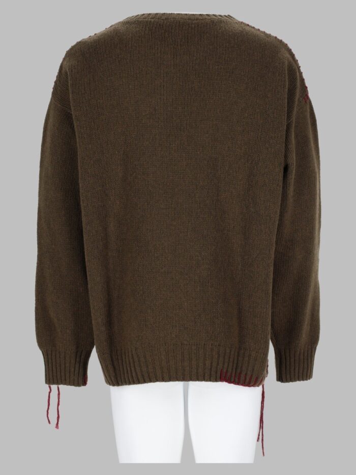 AMISH MAGLIA "CREW CROP" IN LANA
