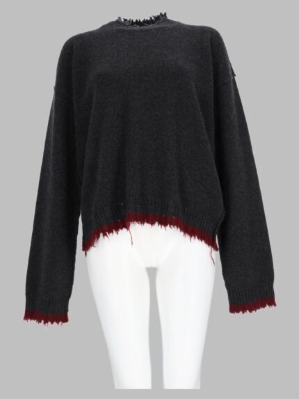UMA WANG Maglia Effetto Consumato