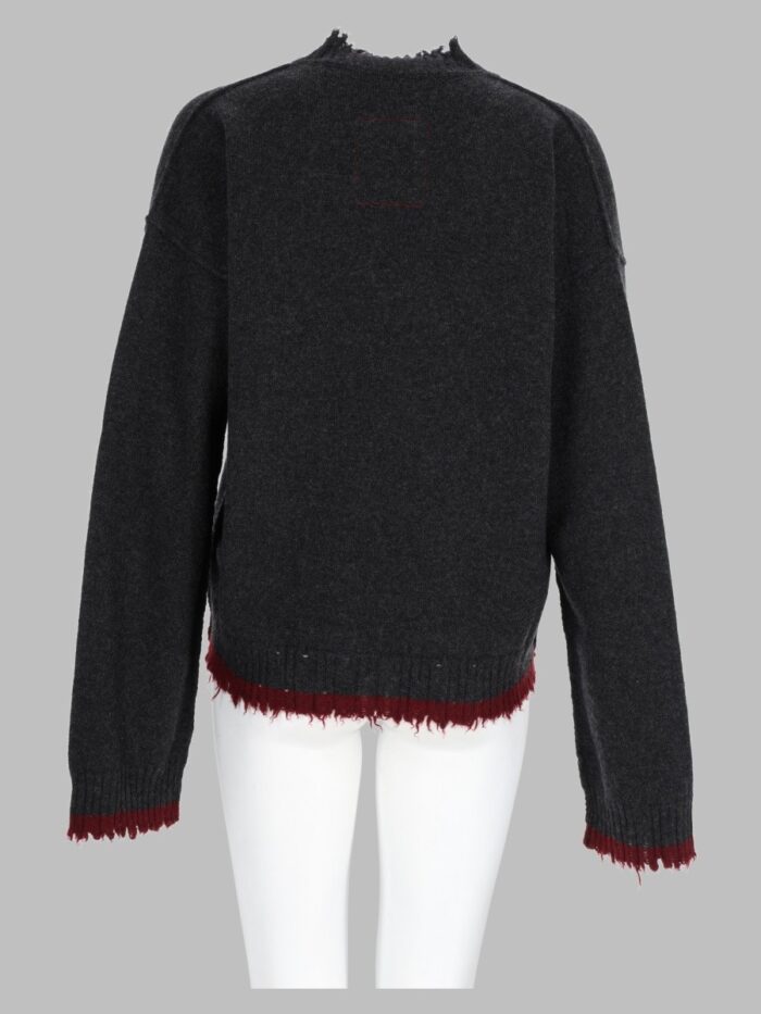 UMA WANG Maglia Effetto Consumato