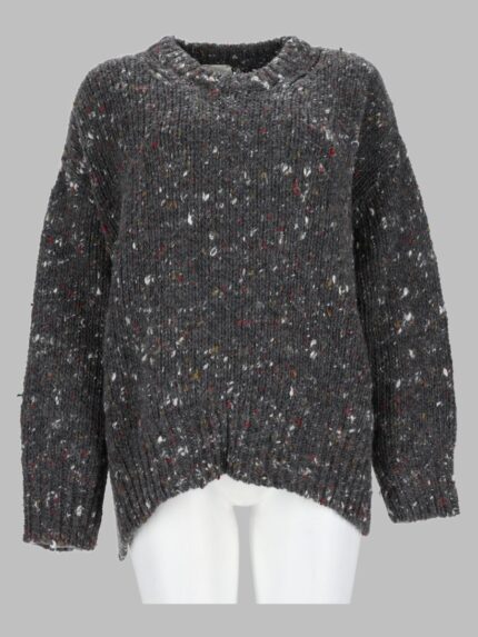 ALYSI Maglia Girocollo In Tweed