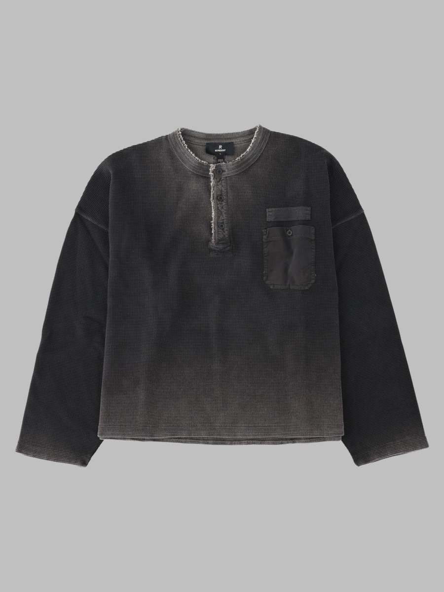 Represent Maglia "Henley" In Cotone