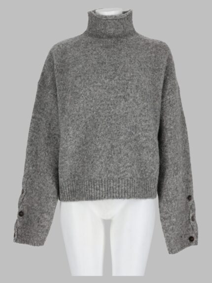 ALYSI Maglia In Alpaca A Collo Alto