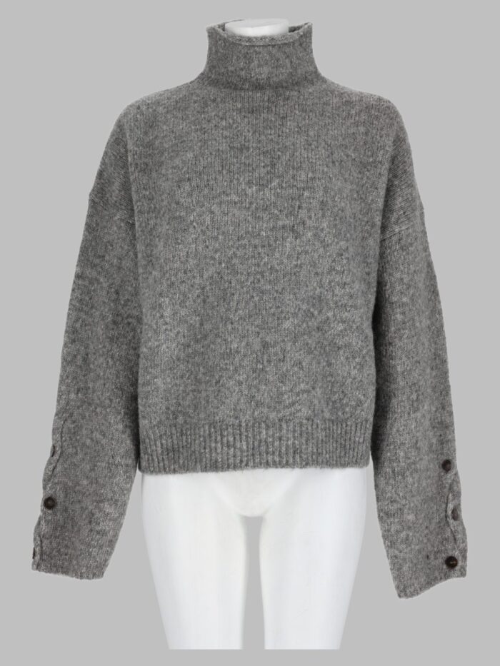 ALYSI Maglia In Alpaca A Collo Alto